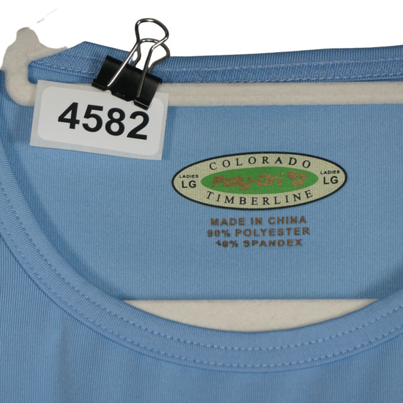 Colorado Timberline Performance Top Womens Large Blue T Shirt Tee Active - Picture 7 of 7